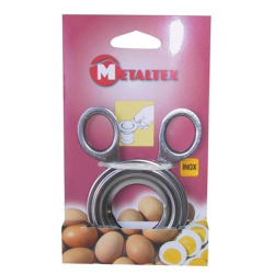 Tranche coque œuf en inox METALTEX