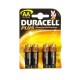 Pile alcaline AA/LR06 Duracell Plus Power x 4