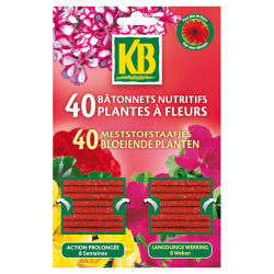 Batonnets nutritifs plantes à fleurs x40 - KB