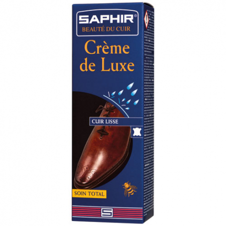 Crème de luxe saphir tube marron moyen